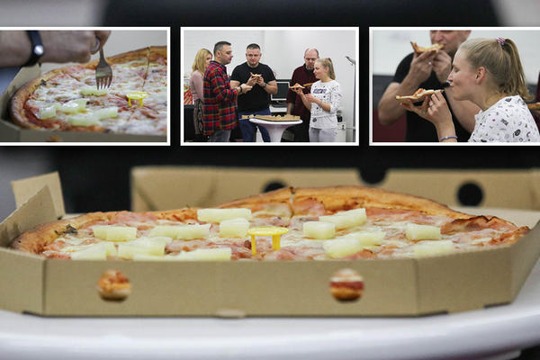 STAVILI SMO ANANAS NA PICU I POJELI SVE TO ZAJEDNO! Hejteri, slobodno pljujte, ali MORALI SMO TO DA URADIMO (VIDEO)