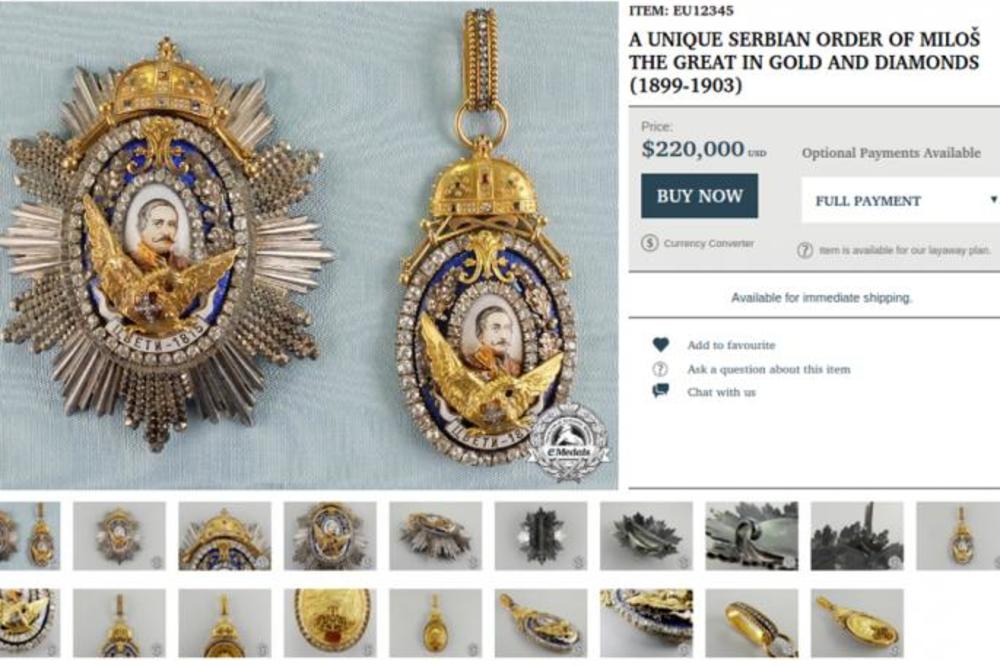 ORDEN MILOŠA VELIKOG KOJI SE PRODAJE JE LAŽAN? Nema dokaza da je postojao, a cifra prodaje je da se smrzneš!