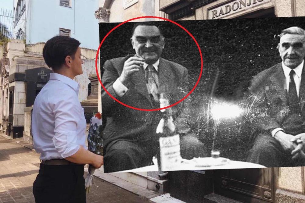 KOME SE ANA BRNABIĆ POKLONILA, PAVELIĆEVOM I TITOVOM DRUGU, FAŠISTI ILI SRPSKOM MERCEDESU? Slika uzburkala Srbiju