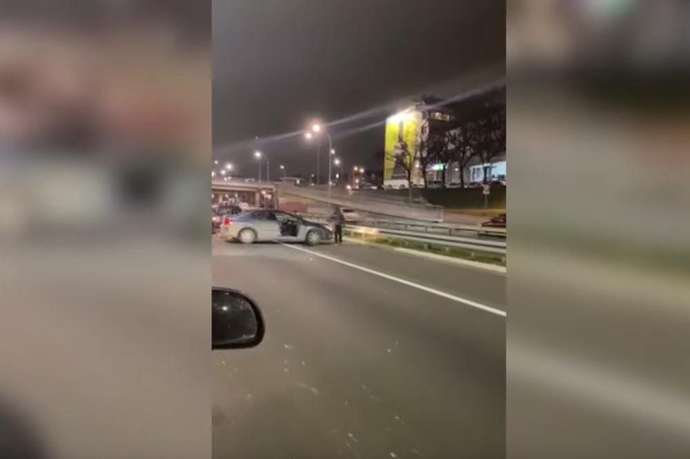 NOVI UDES KOD ARENE: Delovi automobila rasuti po putu, Hitna na licu mesta prevozi povređene!