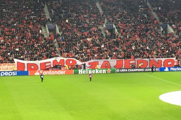 KAKVA KOREOGRAFIJA! Delije i Gejt 7 pomerili granice, svi ultrasi sveta mogu samo da pozavide na ovome!