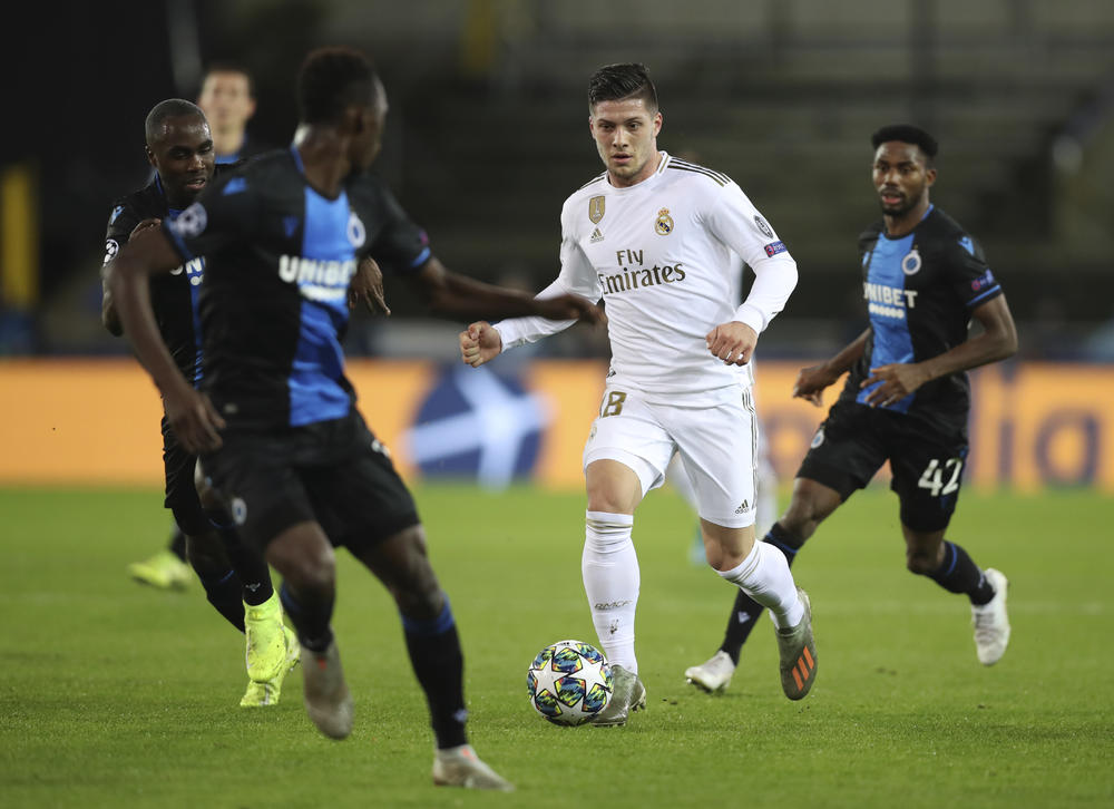 Luka Jović u dresu Reala  