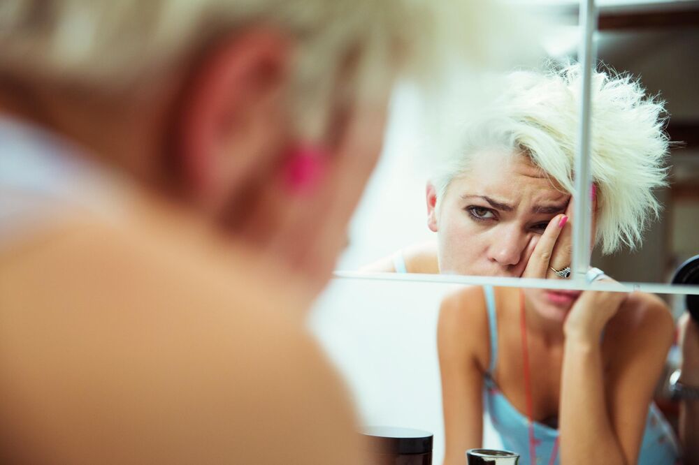 Ogledalo, Žena, Nega, Stres, Lepota