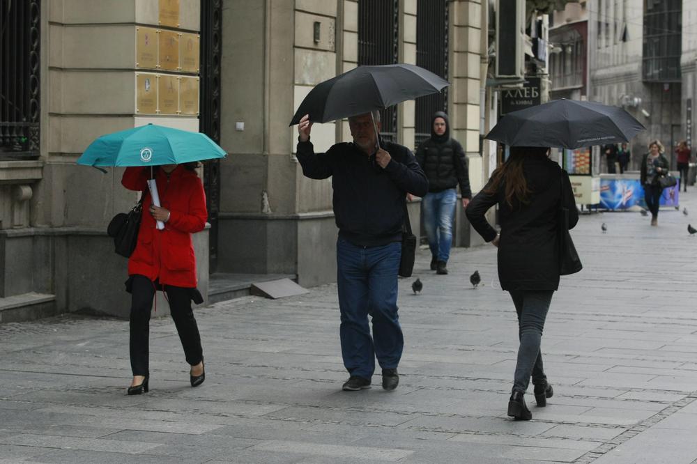 VREMENSKA PROGNOZA ZA PONEDELJAK 7. JUN: Oblačno vreme u većem delu Srbije, sa kišom i pljuskovima