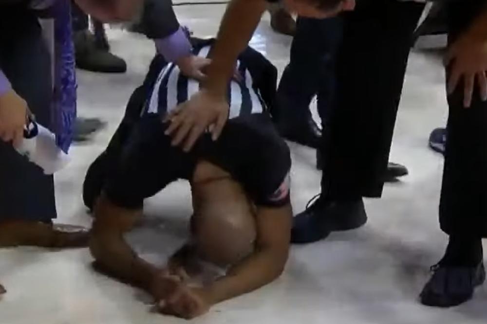 KOŠARKAŠ NOKAUTIRAO SUDIJU: Posle ovog žestokog naboda, arbitar je pao kao sveća!