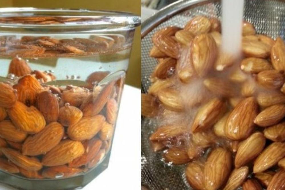 POTOPILA JE 4 BADEMA U ČAŠU VODE: Pojela ih je ujutro i desilo joj se nešto PRELEPO!