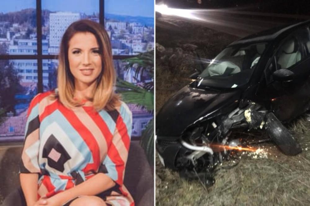 POZNATA VODITELJKA DOŽIVELA TEŠKU SAOBRAĆAJKU: Pijana budala je preticala se DIREKTNO ZAKUCALA u njen auto! (FOTO)