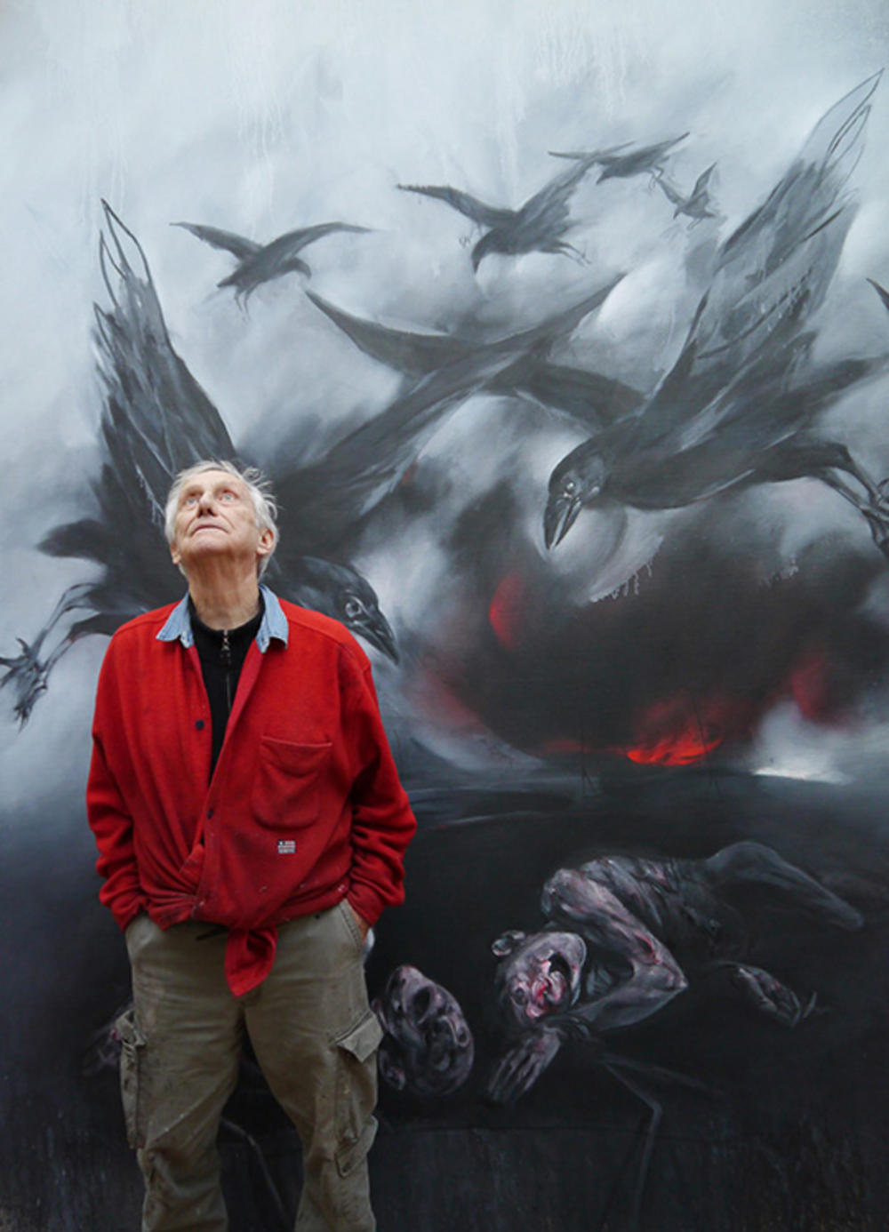 Vladimir Veličković u svom ateljeu