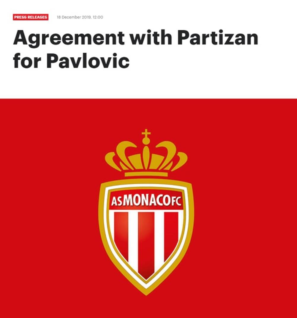 Ovako je Monako potvrdio transfer  