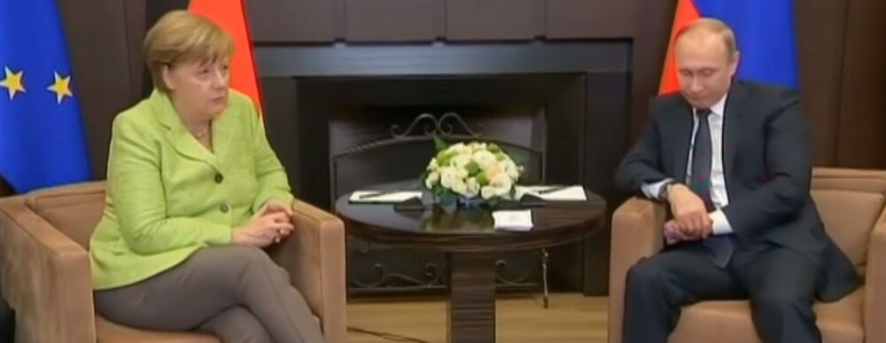 Angela Merkel i Vladimir Putin
