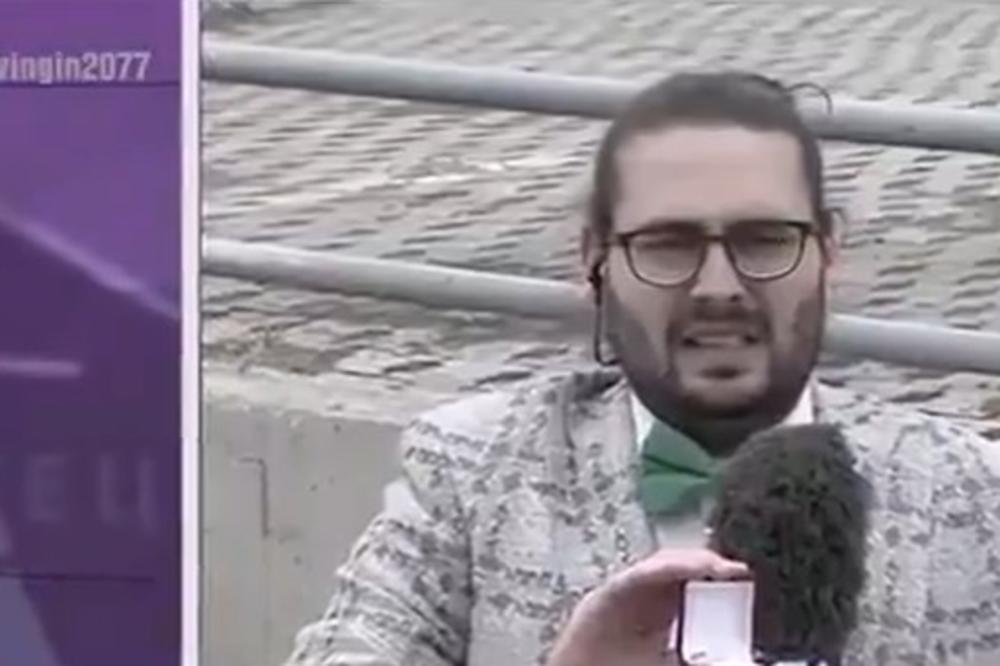 BLAM PRED MILIONIMA! Zaprosio koleginicu pred kamerama, a ono što je ona uradila pamtiće se ZAUVEK!