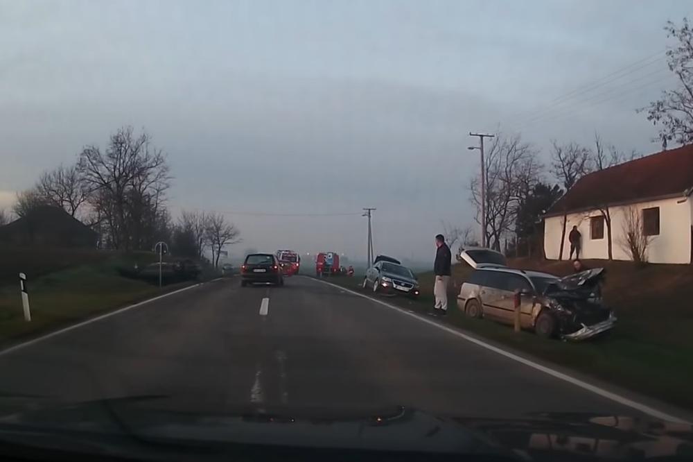 VATROGASCI SU MORALI DA SEKU AUTOMOBILE DA BI IZVADILI MRTVE! Jezivi snimci sa mesta nesreće kod Subotice (VIDEO)