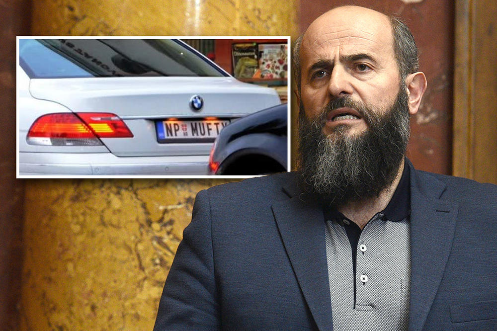 PAZI, MUFTIJA GAZI! Da li je realno da se Zukorlić zaista vozi u kolima na kojim ovo piše?! (FOTO)