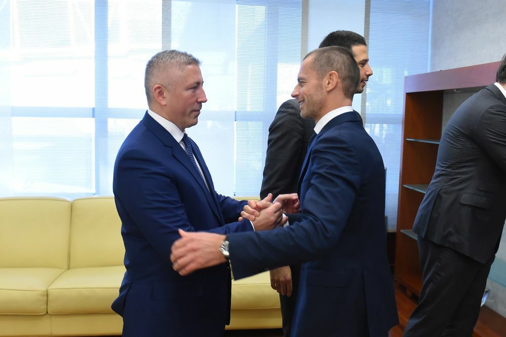 Slaviša Kokeza i Aleksander Čeferin