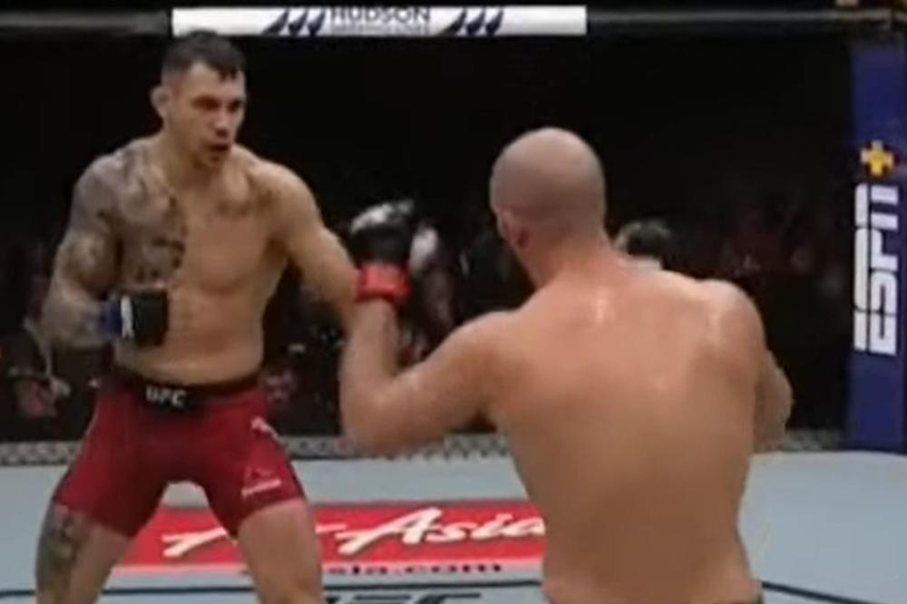 NEPRAVDA! SRBINU NEZASLUŽENO ODUZETA POBEDA NA UFC SPEKTAKLU: Noga mu se deformisala, ali je on nastavio da tuče!
