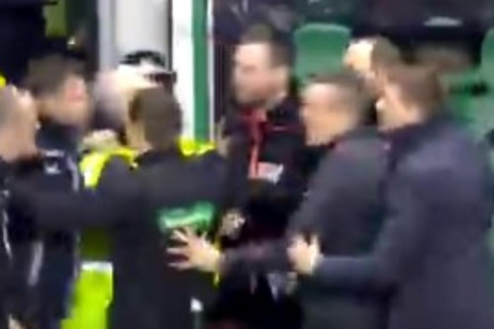 STIVEN DŽERARD ODLEPIO ZBOG HRVATA: Izbila tuča, letele i flaše!