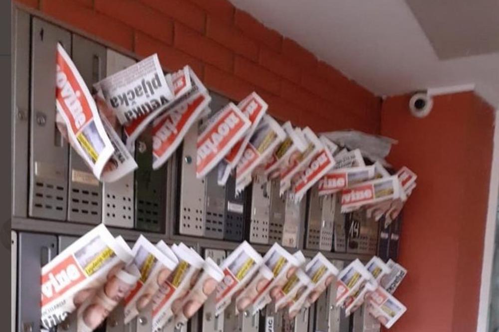 NA SRPSKIM ULICAMA SE DELE BESPLATNE NOVINE: Podigla se velika frka čije je to i da li je uopšte registrovano