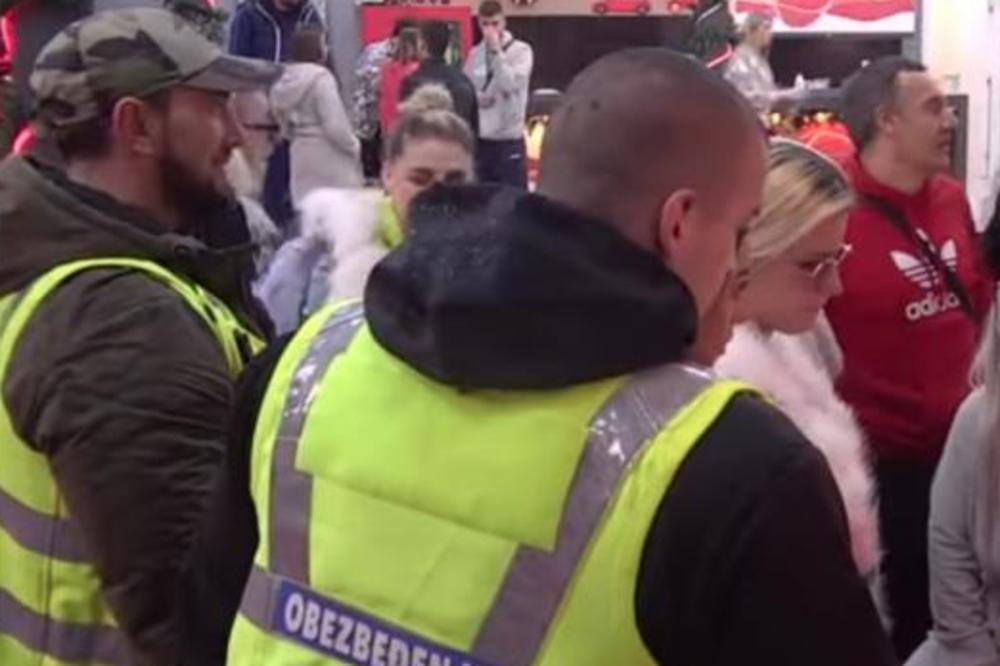 MASA ZADRUGARA NAPALA JEDNOG, OBEZBEĐENJE IH OPKOLILO, A OVAKO SE ZAVRŠILO: Dugo nije došlo do TUČE! (VIDEO)