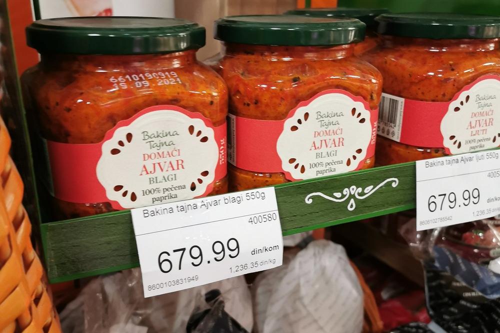 KILO AJVARA 1.300 DINARA, A KILO PAPRIKE 80: Osvanule šok cene u prodavnicama u Srbiji, KAKO JE OVO MOGUĆE?