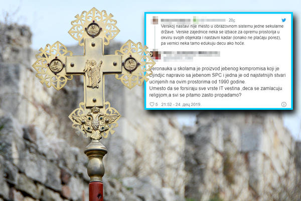 VERONAUKU TREBA PROTERATI IZ SRPSKIH ŠKOLA! Povela se velika rasprava, optužbe pršte! (FOTO)