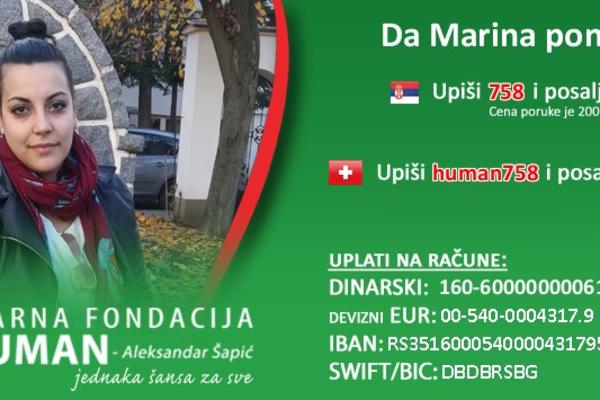 MARINA IZ KOTEŽA JE UPUCANA PROŠLE GODINE! Jedino što sada želi je da PROHODA! (FOTO)
