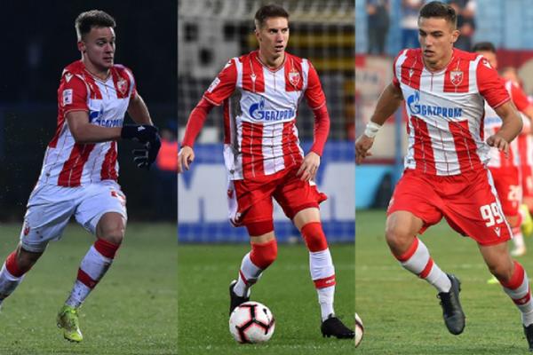 ZVEZDINA DECA - ZALOG ZA BUDUĆNOST: Petrović, Nikolić i Krstović su čuvari mladosti na Marakani!