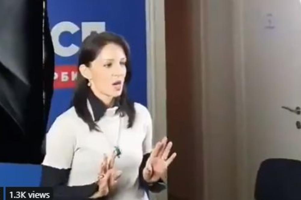 MARINIKA, ĆA, ĆA, ĆA: Pogledajte kako ĐUSKA političarka, ovaj snimak je HIT na društvenim mrežama (VIDEO)