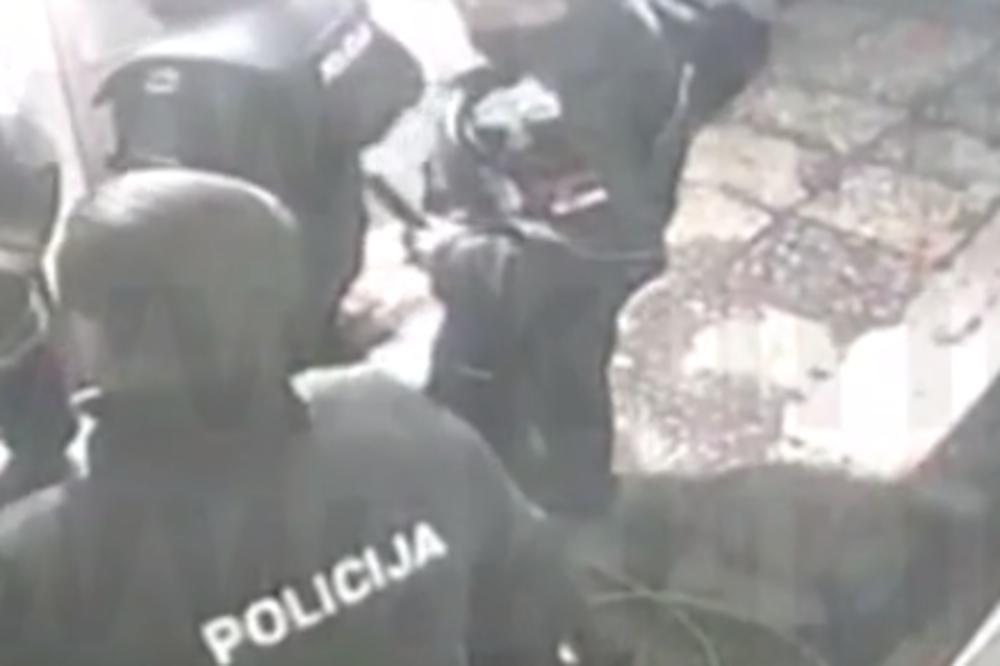 ALEKSANDAR ODVEDEN U GAĆAMA! Drama tokom hapšenja u kome je sin direktora Gradske čistoće pretio da će ubiti tetku