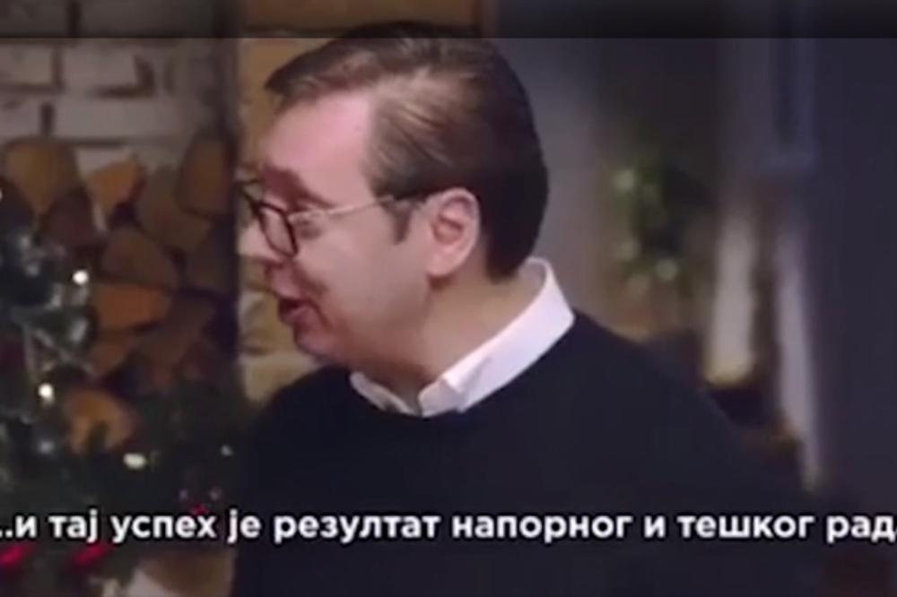 NOVOGODIŠNJI SPOT SRPSKE NAPREDNE STRANKE, VUČIĆ U GLAVNOJ ULOZI: Srbija je velika, jaka i pametna porodica (VIDEO)
