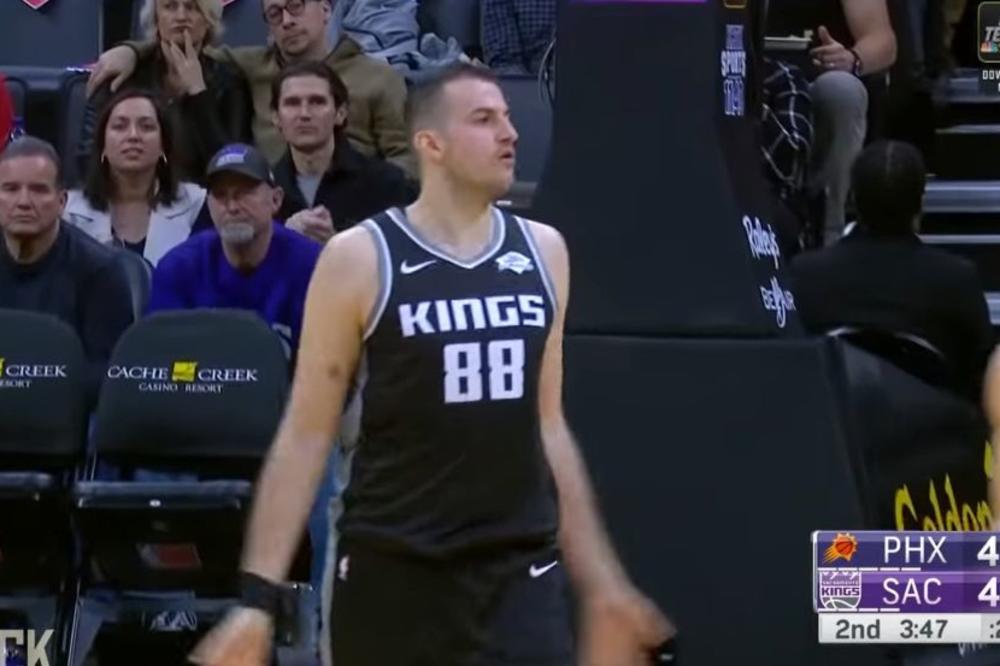 BJELICA STAVLJEN NA TREJD LISTU! Srpski košarkaš bio nezadovoljan minutažom, pa ga Kingsi precrtali!