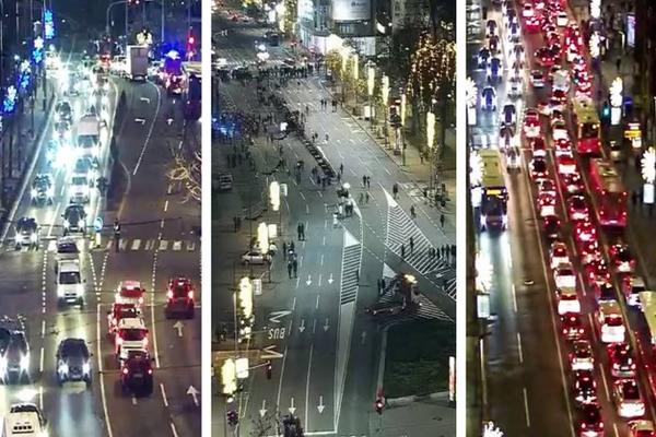 OGROMNE GUŽVE U BEOGRADU, ZATVORENE ULICE: Taksi teško dobiti, autobusi idu OKOLO