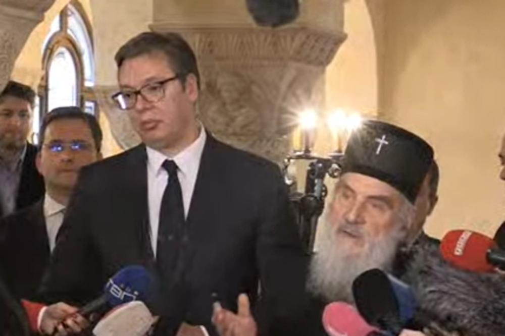 GOTOV SASTANAK PREDSEDNIKA I IRINEJA! VUČIĆ: Došao sam da čujem savet, PATRIJARH ima reči odlučnosti!