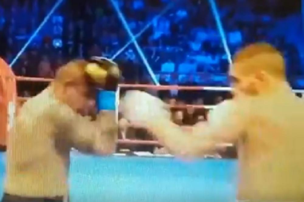 VELJKO NOKAUTIRAO MAĐARA, PAO KAO POKOŠEN! Pojavio se novi video snimak borbe Cecinog sina!