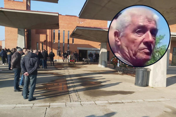 SLOBA DANAS SAHRANIO OCA DUŠANA: Verenica se NIJE ODVAJALA od pevača! Tuga na ZRENJANINSKOM GROBLJU! (VIDEO)