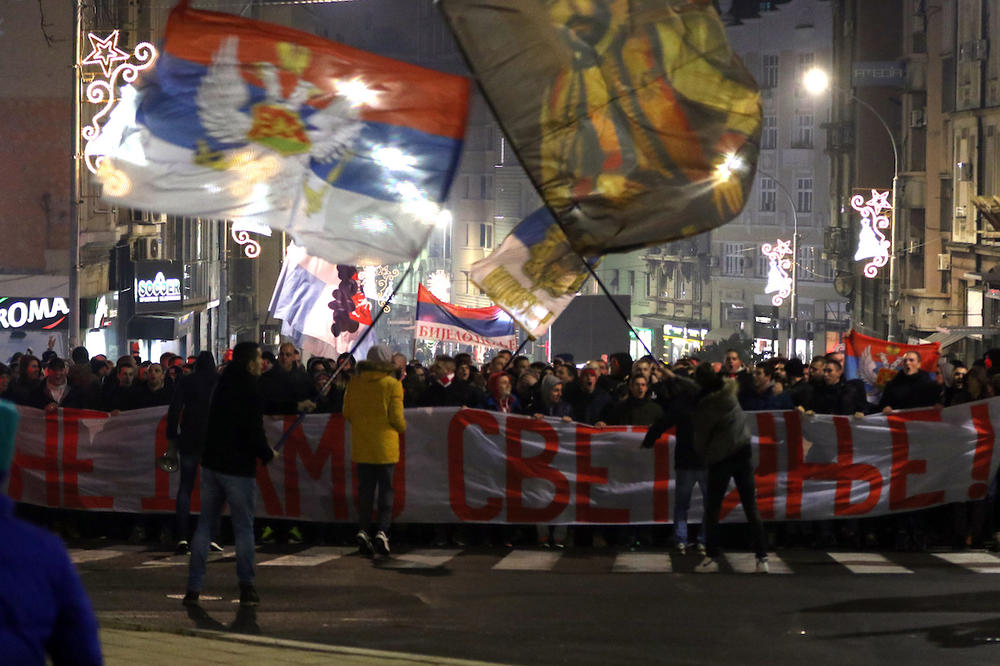VELIKA AKCIJA DELIJA U BEOGRADU: Cela prestonica je sada u znaku naroda Crne Gore i njegove borbe protiv nepravde!