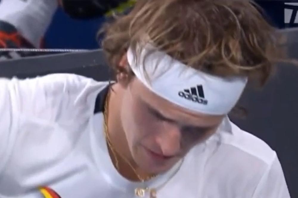 SKANDALOZNO PONAŠANJE ZVEREVA: Isfrustrirani Nemac šokirao teniski svet!