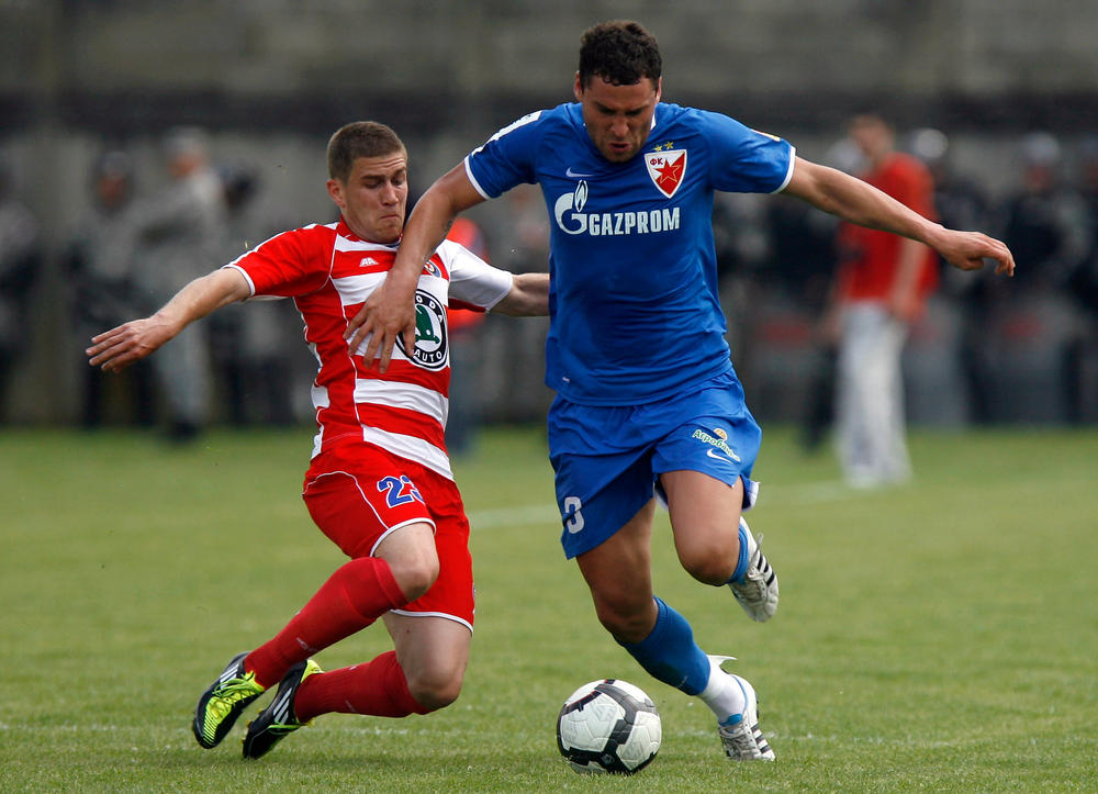 Duško Tošić u dresu Zvezde  