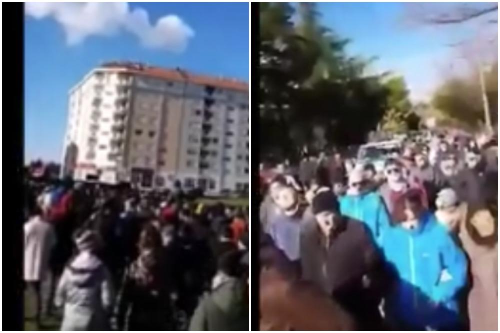 PROTEST ISPRED TUŽILAŠTVA U BARU ZBOG PLAMENCA! Sveštenik Jovan nakon saslušanja pušten da se brani sa slobode!
