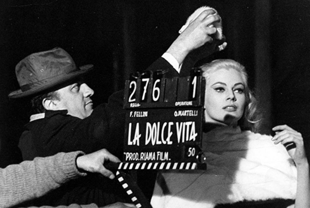 Felini i Anita Ekberg, La Dolce Vita, foto: Kinoteka