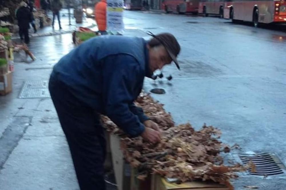 DEKA MILOJKO SPAVA NA MINUSU I JEDVA ZARADI 500 DINARA: Zbog njega cela Srbija ustaje na noge! (FOTO)