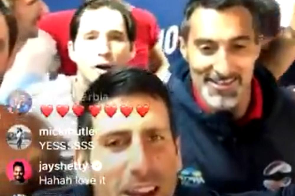 ĐOKOVIĆ ZAPEVAO PESMU O KOSOVU DIREKTNO U KAMERU: Ceo svet je čuo šta Srbi imaju da poruče!