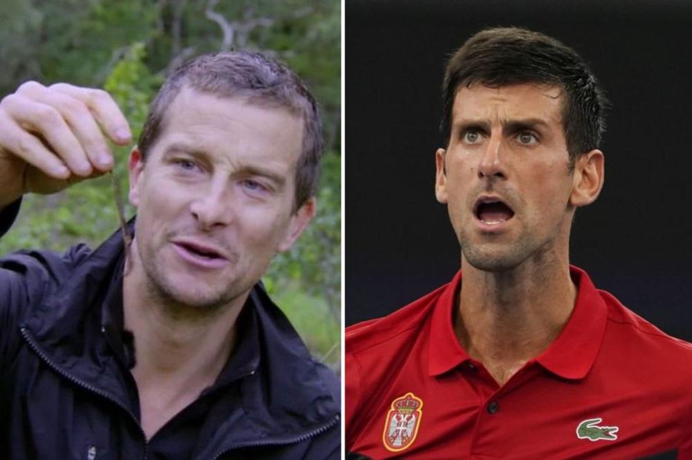 BER GRILS HOĆE SA ĐOKOVIĆEM DA PREŽIVLJAVA U DIVLJINAMA SRBIJE: Federera je naterao da pojede živo riblje oko!