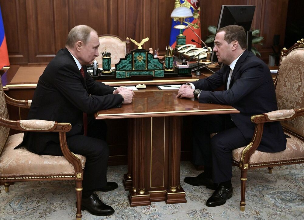 Vladimir Putin, Dmitrij Medvedev
