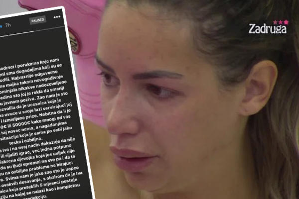 PORODICA POSLALA PORUKU VELIKOM ŠEFU: Odgovorno tvrdimo da njena MAJKA nije pomenula DROGU, Iva nema TAJ NOVAC