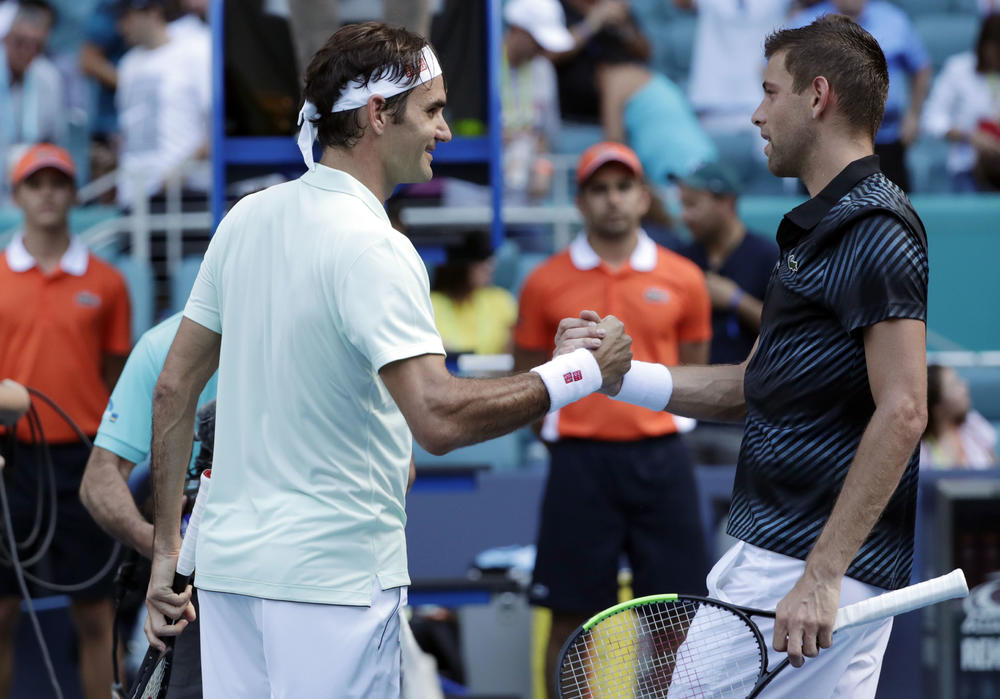 Filip Krajinović je do sada 3 puta igrao protiv Federera