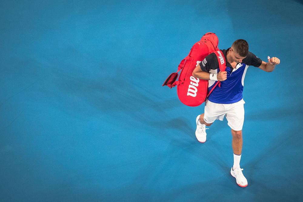 Filip Krajinović je dobio aplauze publike posle meča