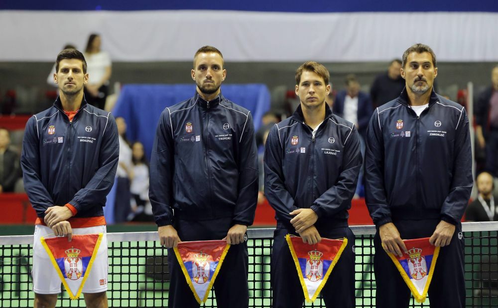 Nenad Zimonjić sa Dejvis kup reprezentativcima Srbije