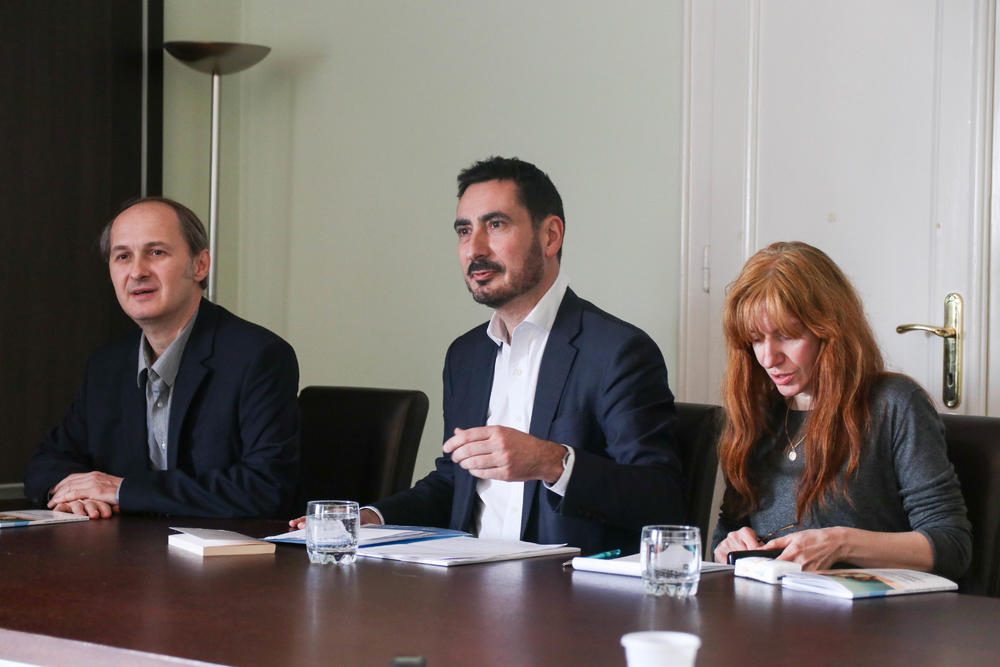 Gojko Božović, Gijom Klosa i Sonja Filipović