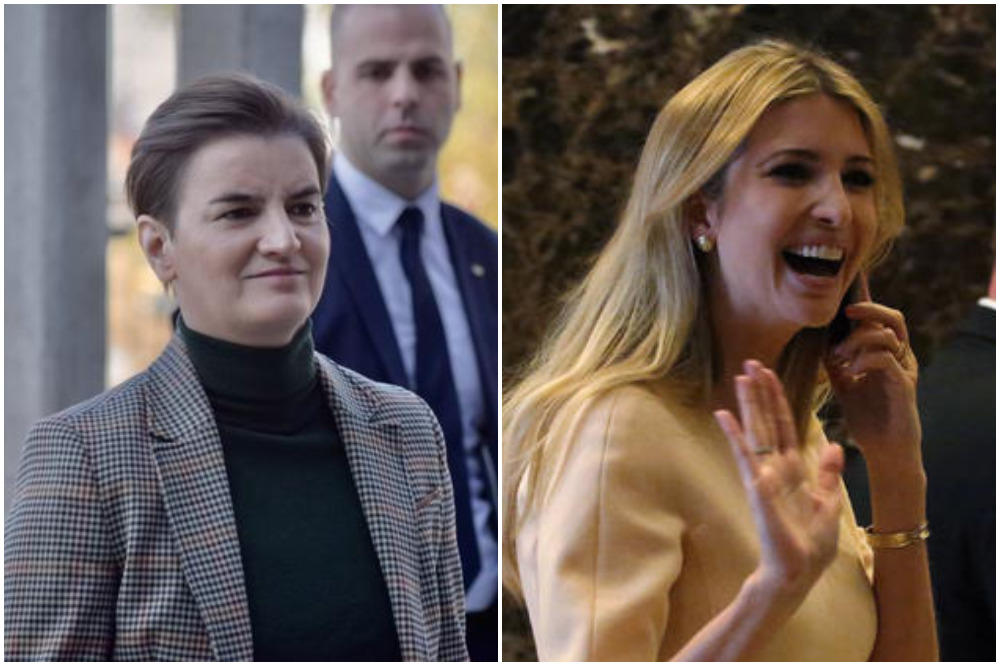 INSPIRISALA SI ME, NADAM SE DA SE SLEDEĆI PUT VIDIMO U SRBIJI: Ana BRNABIĆ poslala neobičnu PORUKU Ivanki TRAMP