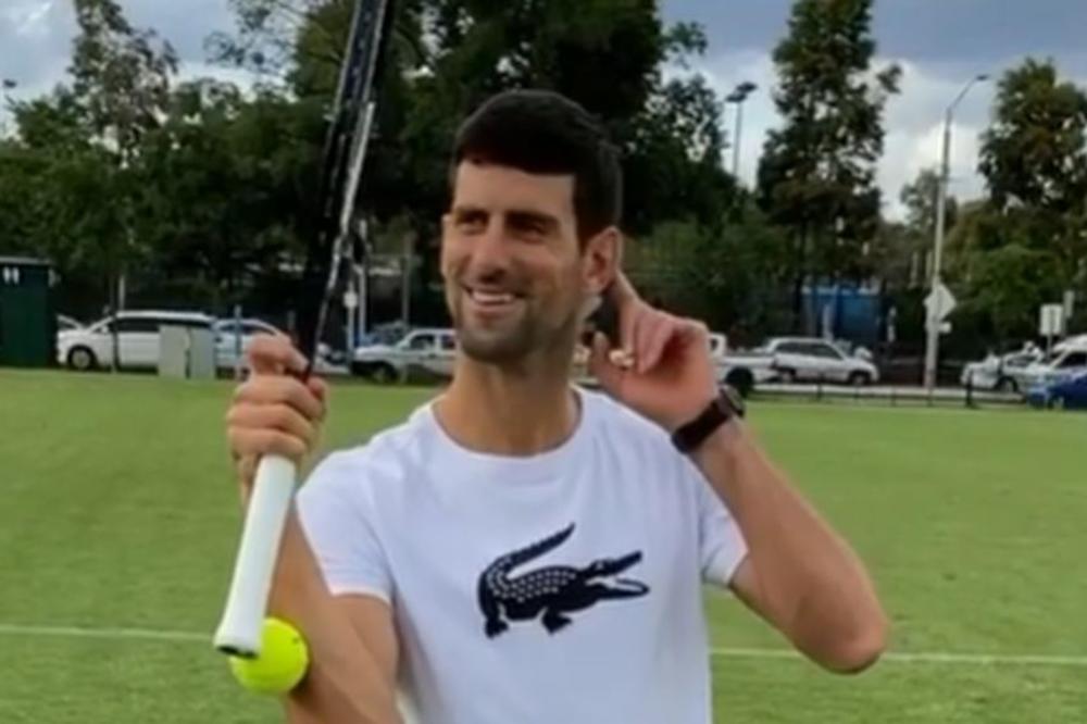 NOLE, TI SI BOG! Đoković izvodio neverovatne trikove s lopticom i reketom, neke morate da gledate više puta!